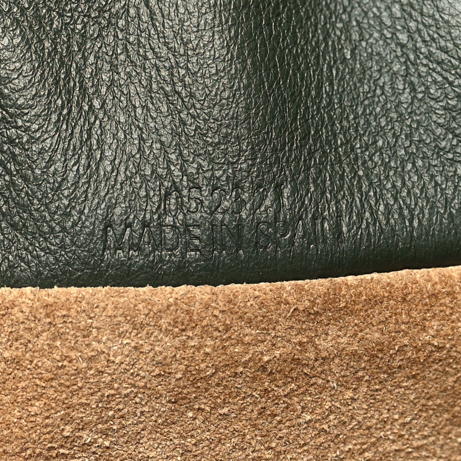 Loewe Calfskin Small Flamenco Knot Bag Avocado Green 7 of 10