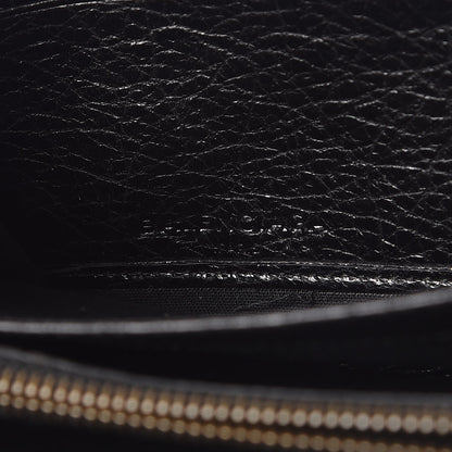 Balenciaga Agneau Classic Hardware Continental Zip Around Wallet Black 6 of 8