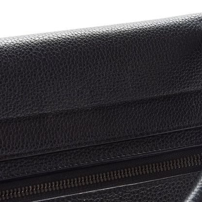 Celine Drummed Calfskin Suede Small Trapeze Black 11 of 11