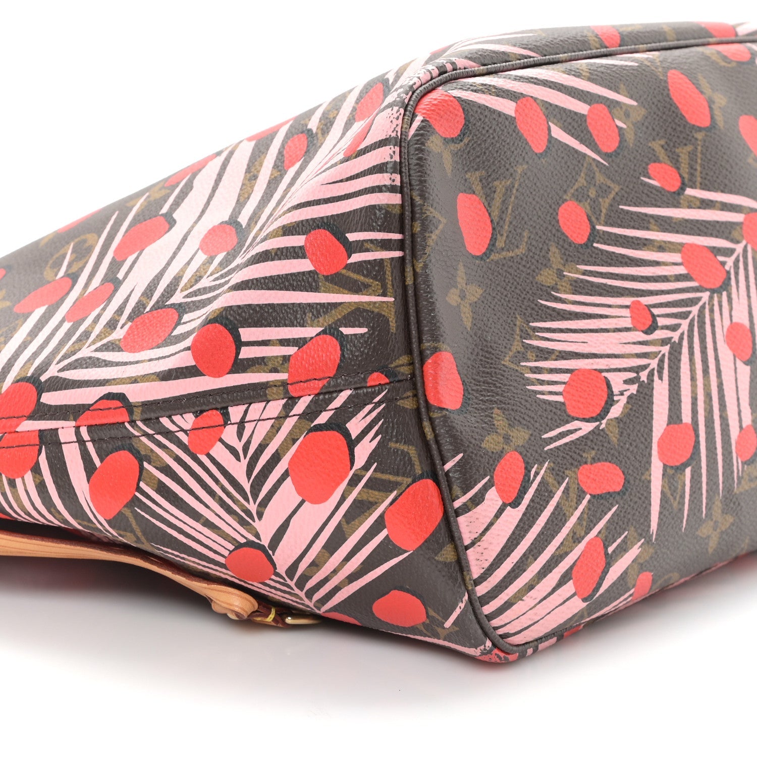 Louis Vuitton Monogram Jungle Dots Neo Neverfull MM Sugar Pink Poppy 10 of 13