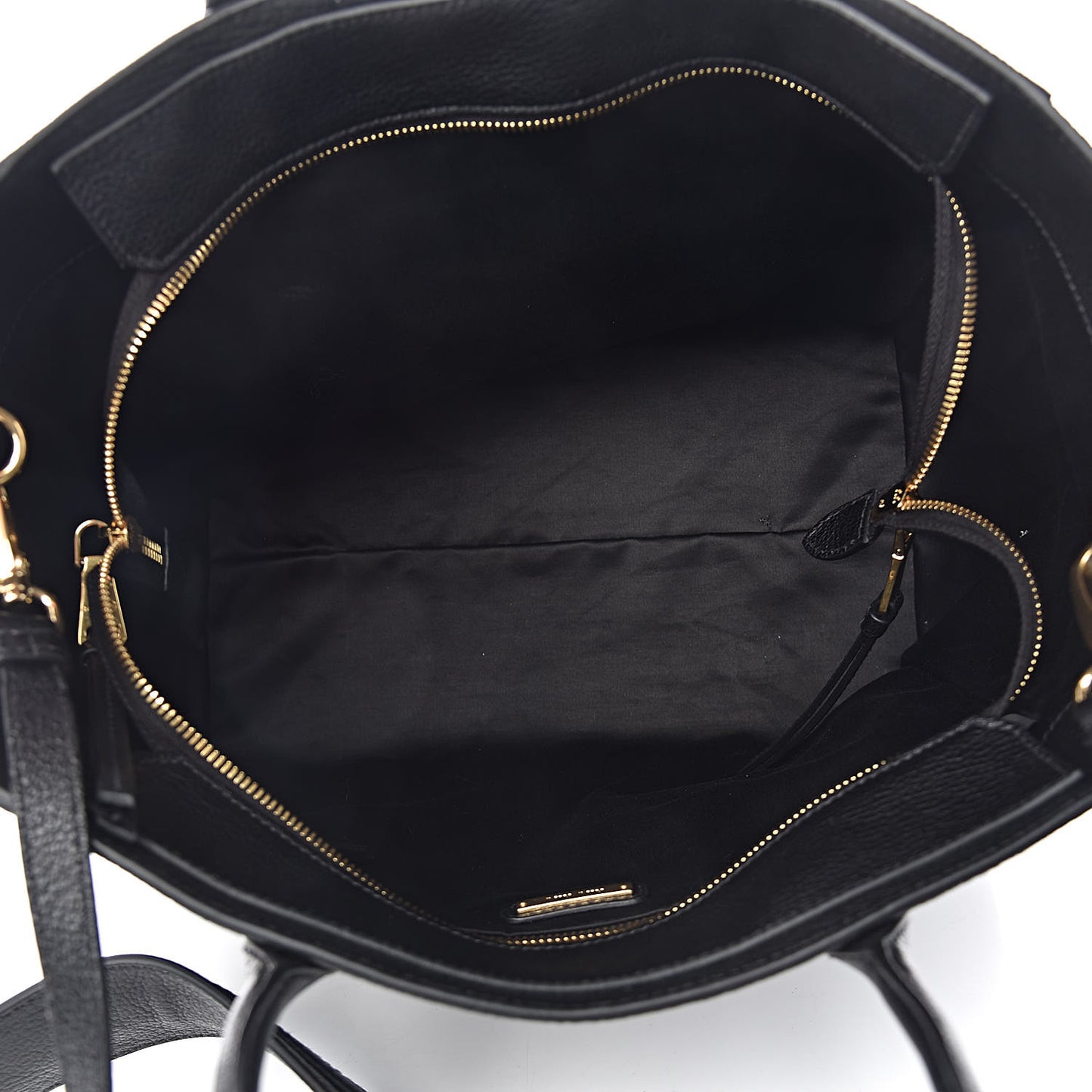 Goatskin Madras Tote Black
