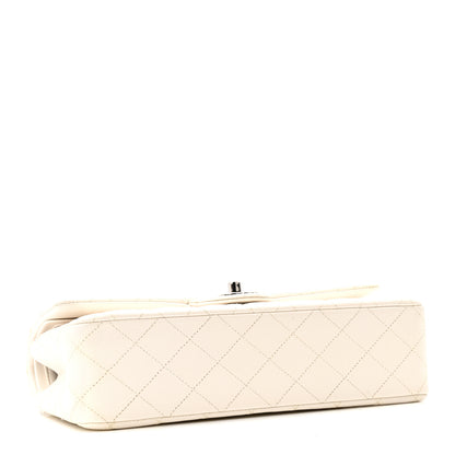 Chanel Caviar Quilted Medium Double Flap White 4 of 13