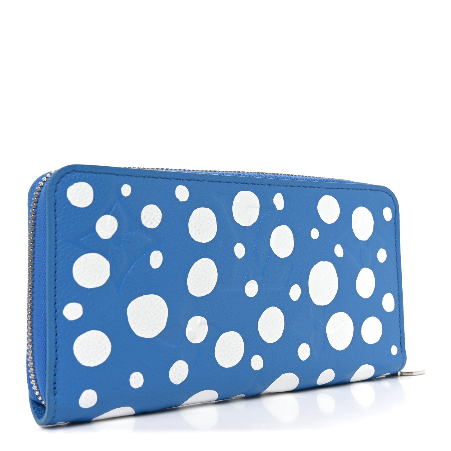 Louis Vuitton LV X YK Empreinte Zippy Wallet Blue White 3 of 6