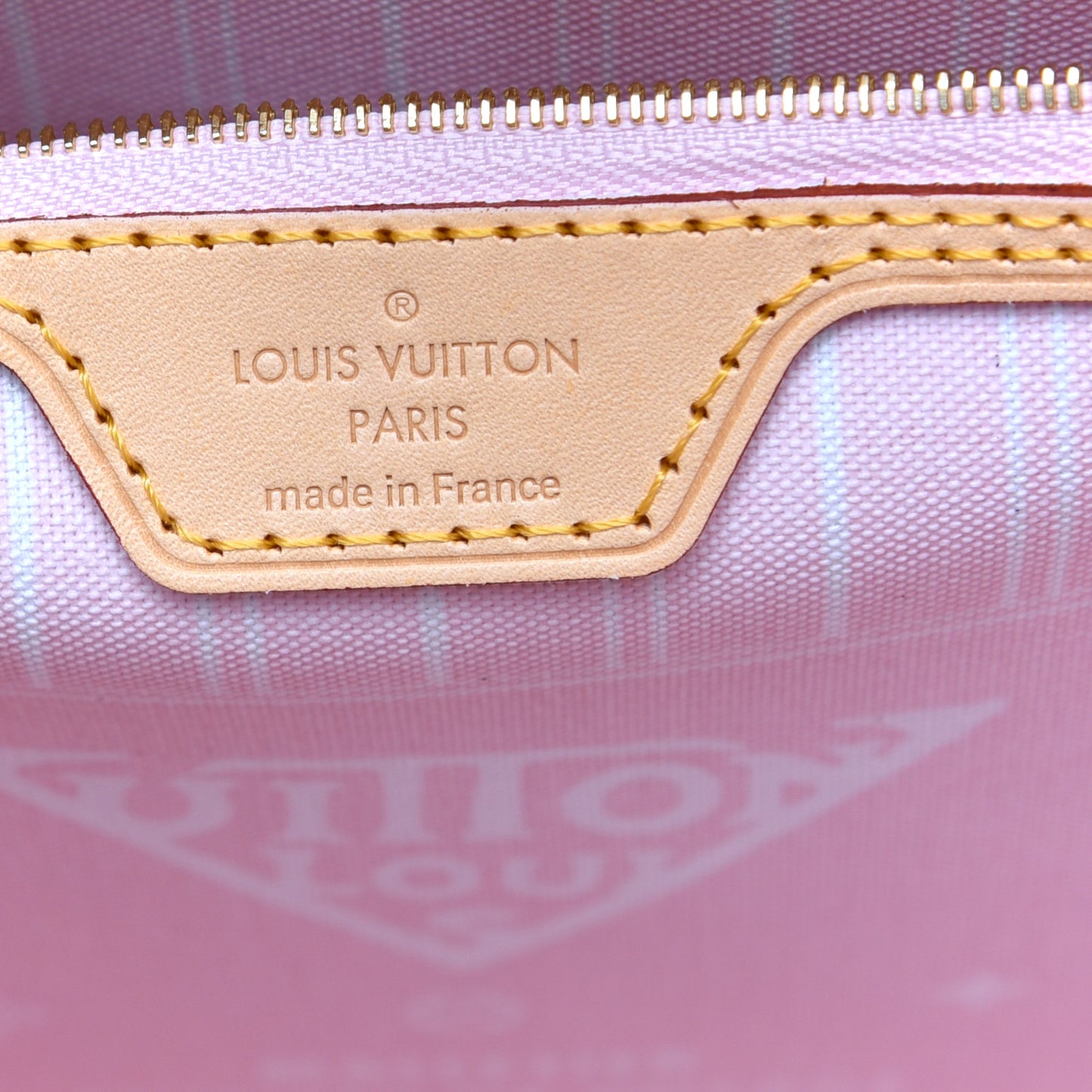 Monogram Giant By The Pool Neverfull MM Light Pink