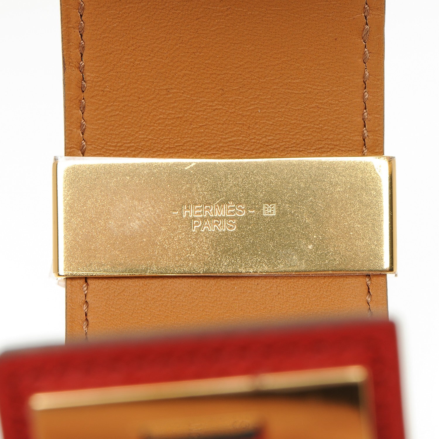 Hermes Epsom Collier de Chien CDC Bracelet S Rouge Casaque 6 of 7