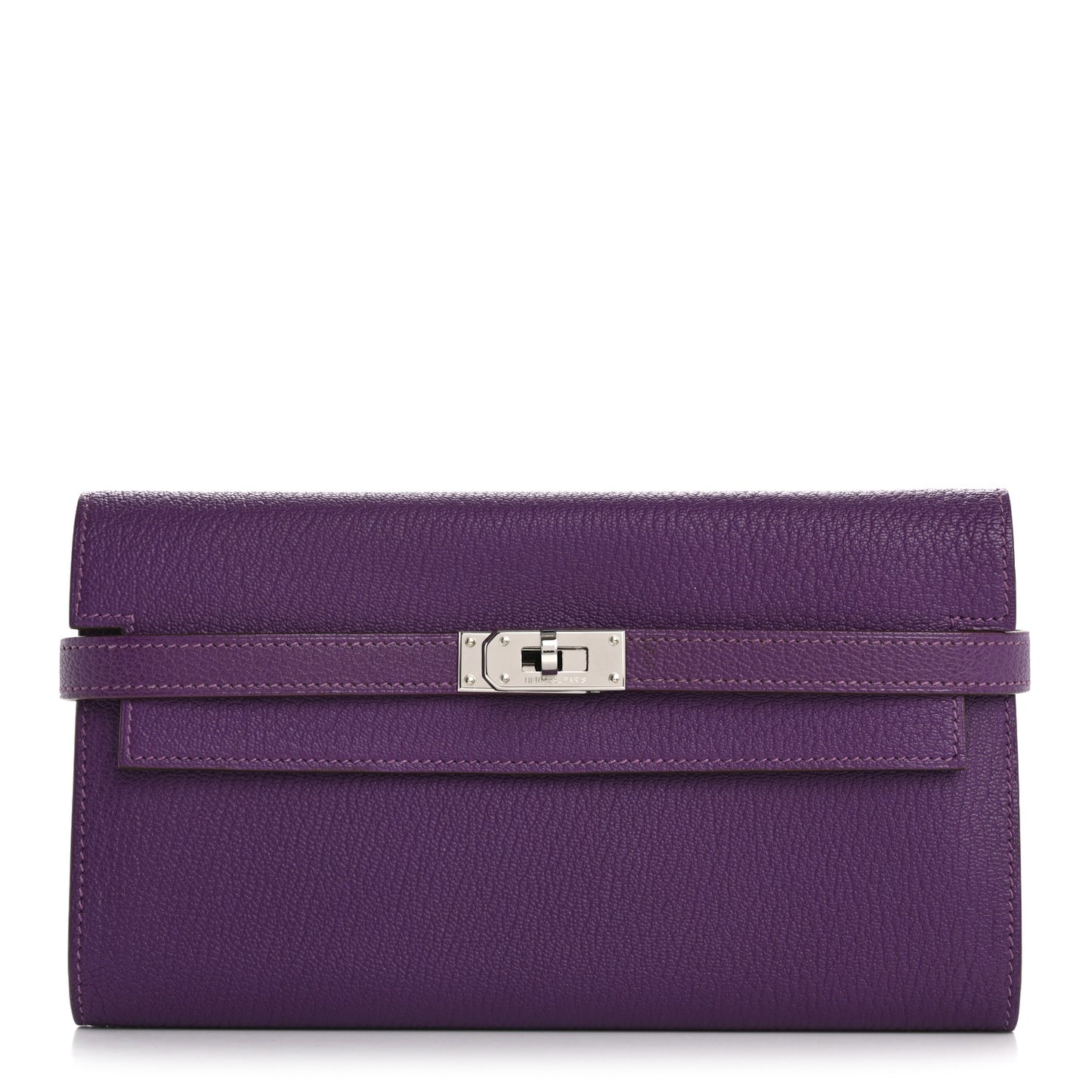 Chevre Mysore Kelly Longue Wallet Violet