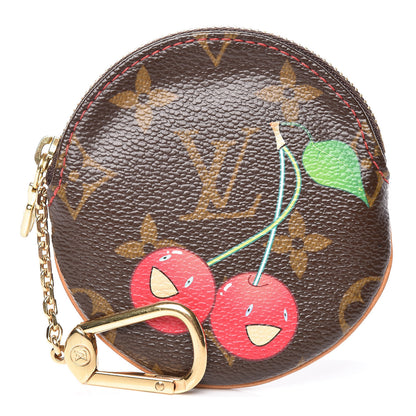 Louis Vuitton Monogram Cerises Round Coin Purse 1 of 9