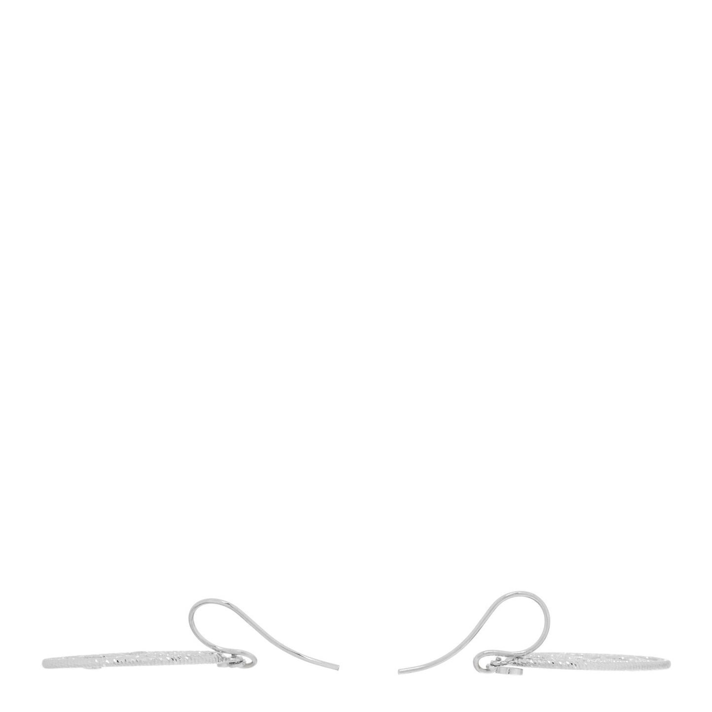 18K White Gold Diamond Bollicine Drop Earrings