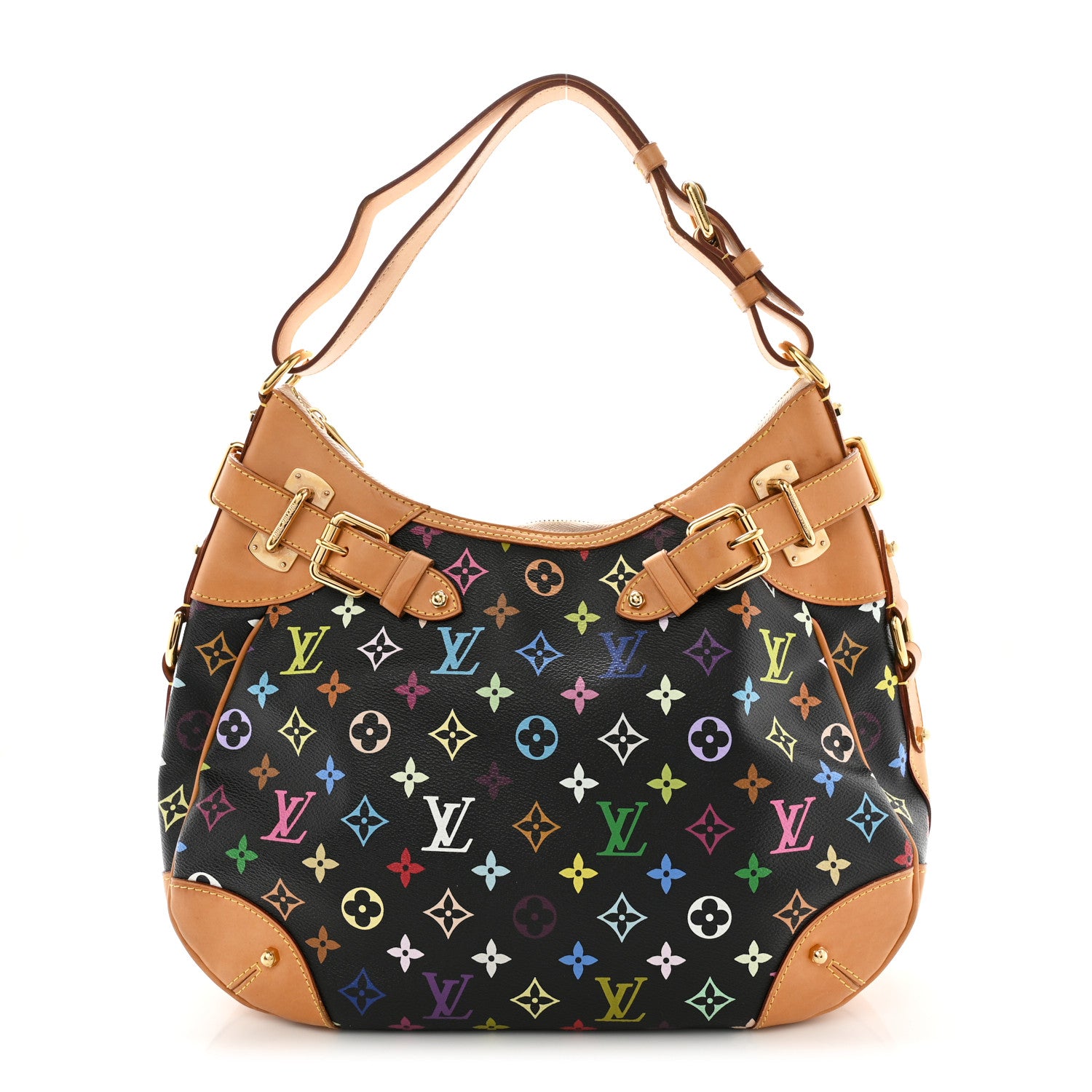 Louis Vuitton Monogram Multicolor Greta Black 1 of 9
