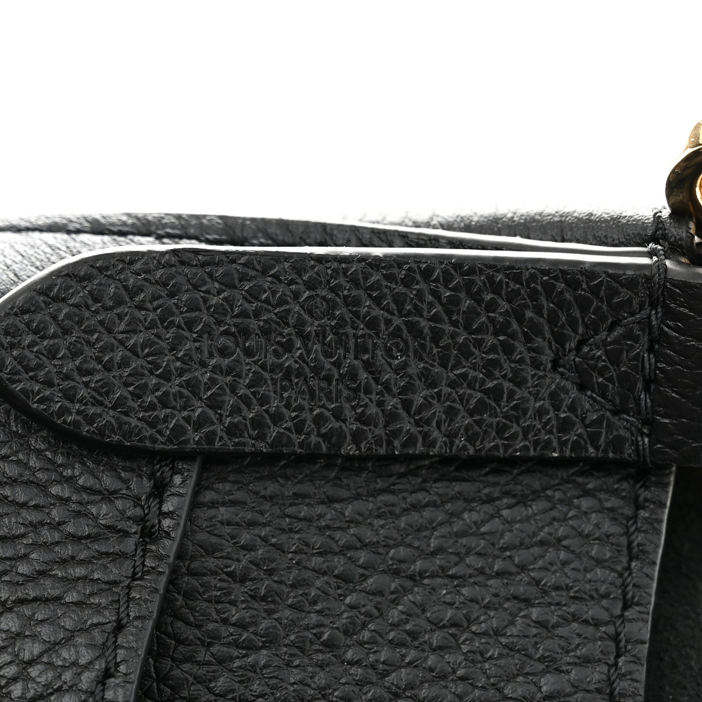 Calfskin Lock and Walk Bucket Black