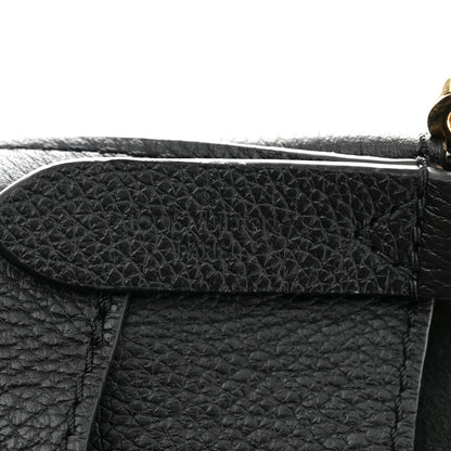Louis Vuitton Calfskin Lock and Walk Bucket Black 6 of 10