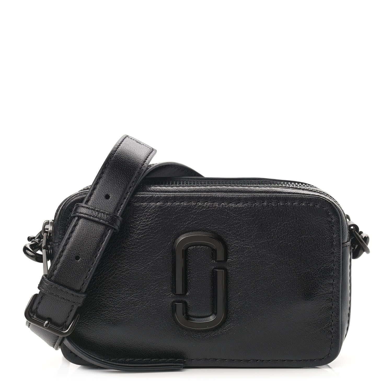 Marc Jacobs Saffiano Snapshot Camera Bag Black 1 of 9