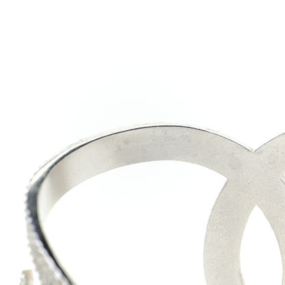 Chanel Crystal CC Cuff Silver 7 of 8