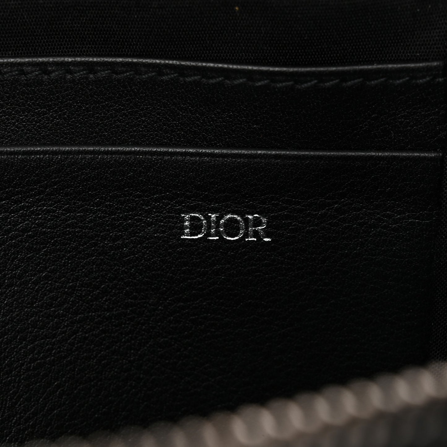Oblique Pouch Beige Black