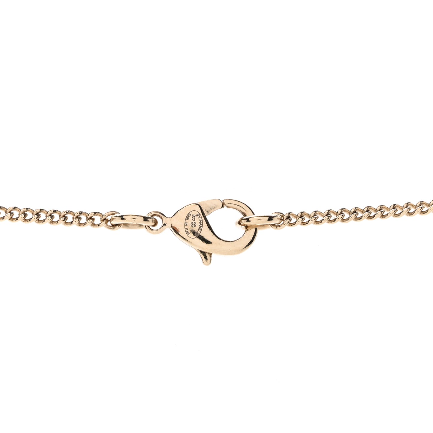 Crystal CC Oval Pendant Necklace Gold Silver