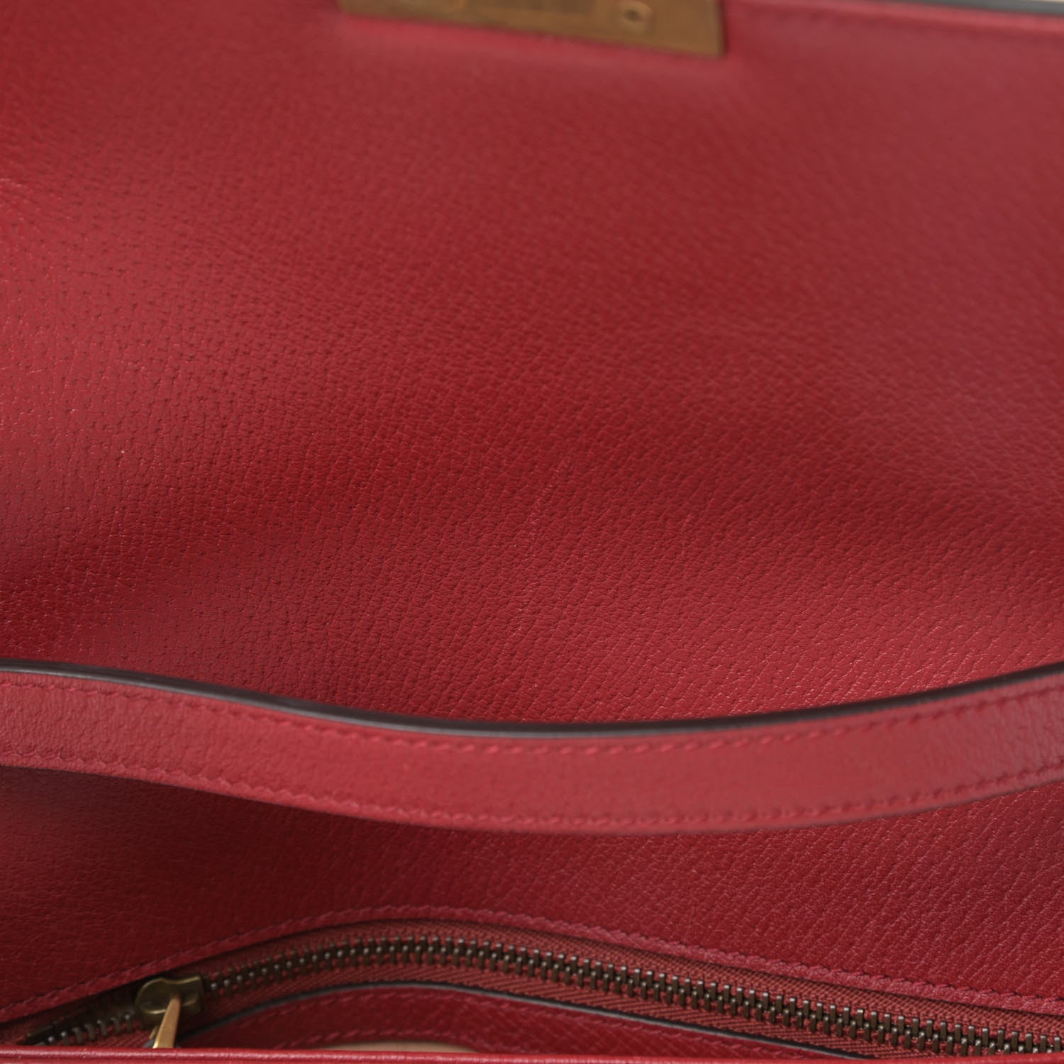 Gucci GG Supreme Monogram Medium Queen Margaret Shoulder Bag Red 12 of 12