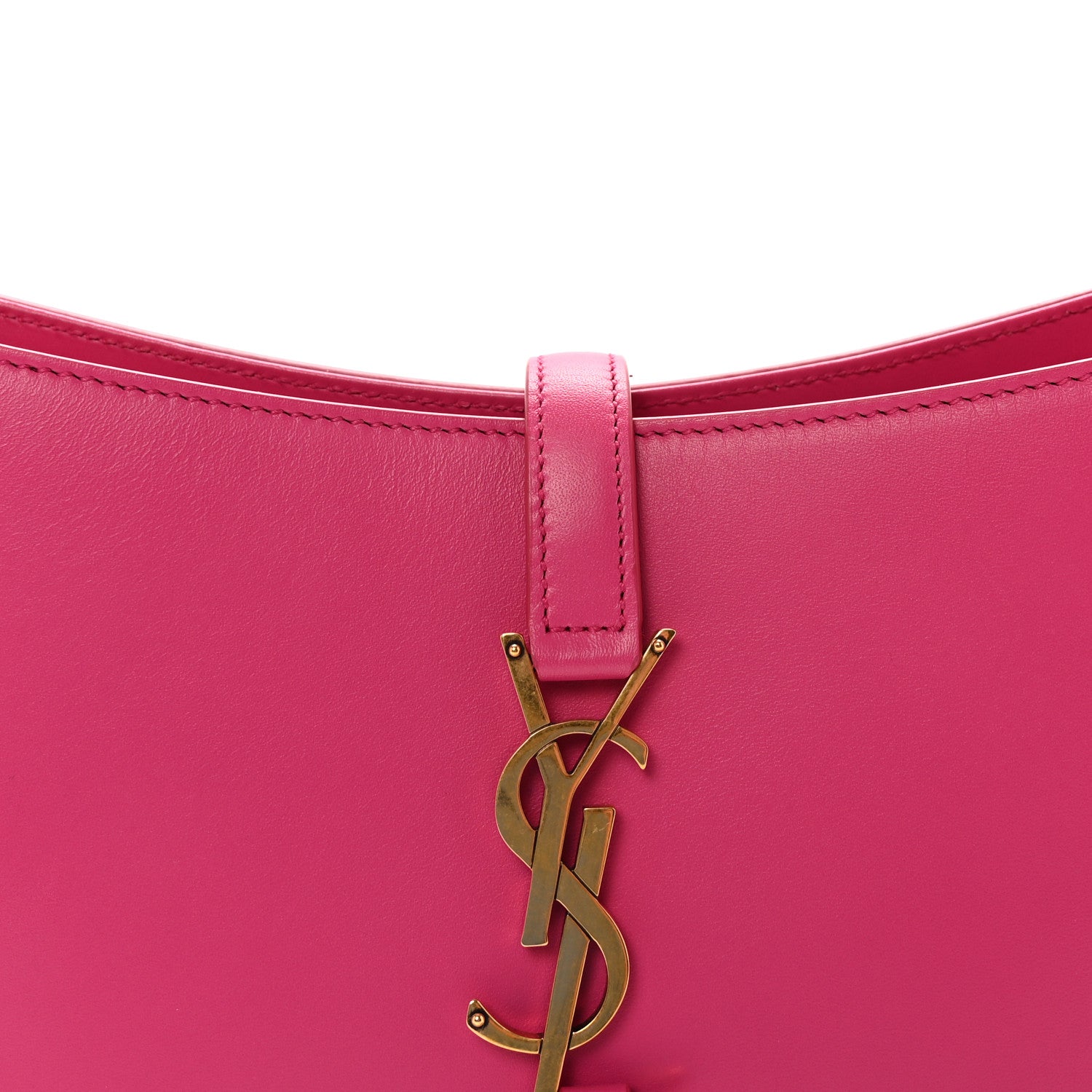 Saint Laurent Smooth Calfskin Le 5 A 7 Hobo Bubblegum 7 of 10