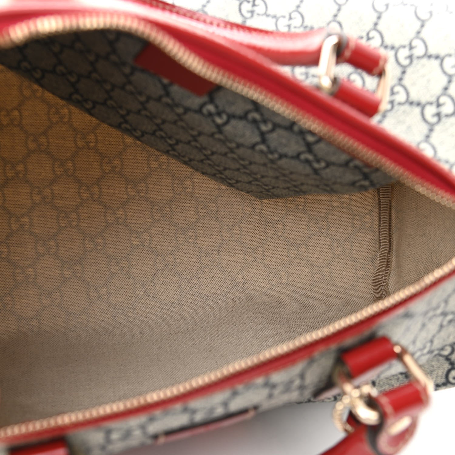 Gucci GG Plus Monogram Tattoo Heart Medium Joy Boston Red 5 of 10