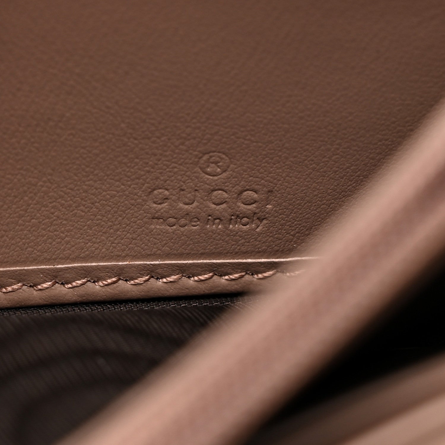 Gucci Calfskin Matelasse GG Marmont Continental Wallet Porcelain Rose 7 of 8