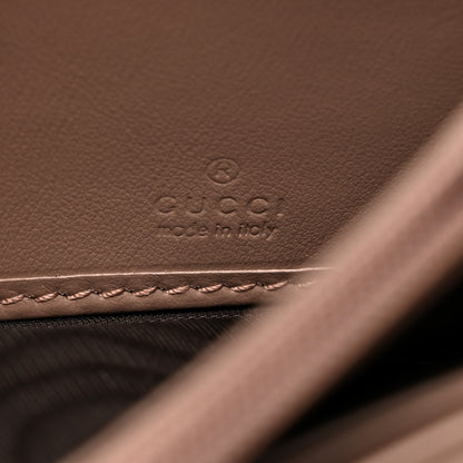 Gucci Calfskin Matelasse GG Marmont Continental Wallet Porcelain Rose 7 of 8