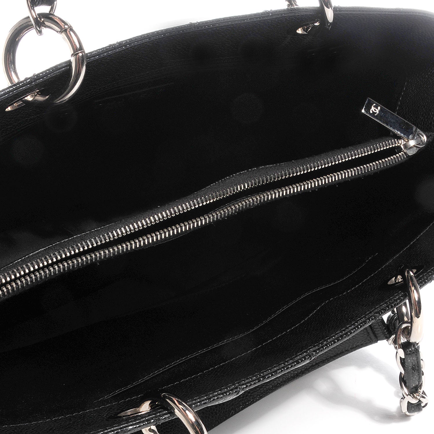 Chanel Caviar Grand Shopping Tote GST Black 5 of 7
