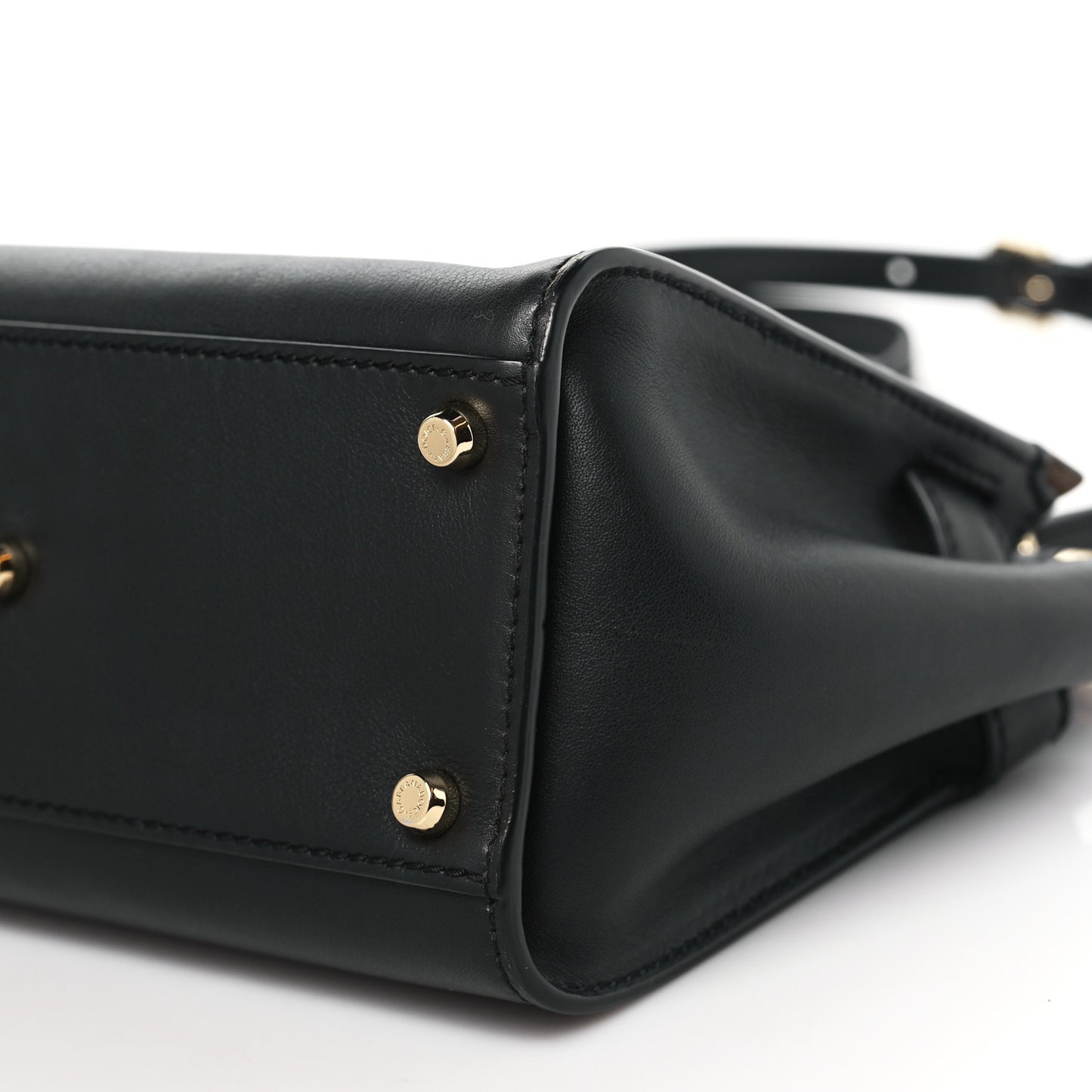 Calfskin Small Sicily 62 Soft Bag Black