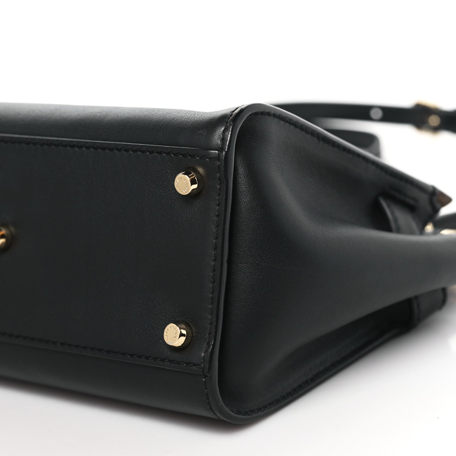 Dolce & Gabbana Calfskin Small Sicily 62 Soft Bag Black 8 of 8