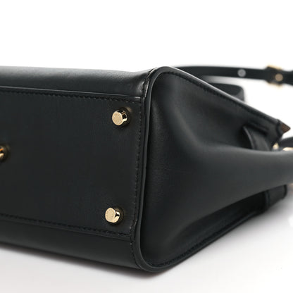Dolce & Gabbana Calfskin Small Sicily 62 Soft Bag Black 8 of 8