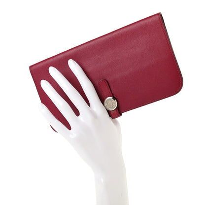 Hermes Swift Dogon Recto Verso Wallet Rubis 2 of 8