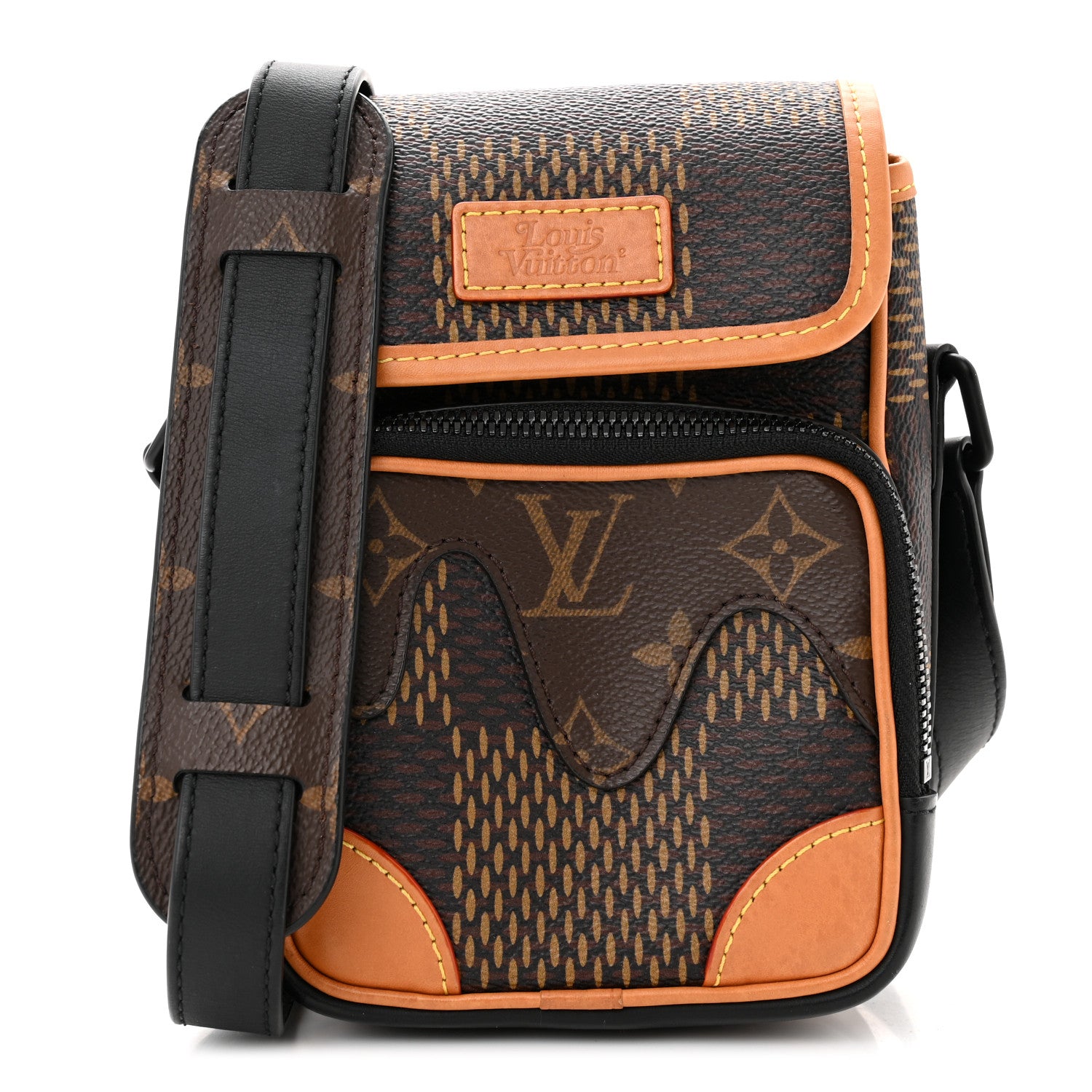 Louis Vuitton x Nigo Giant Damier Ebene Monogram Amazone Sling Bag 1 of 10