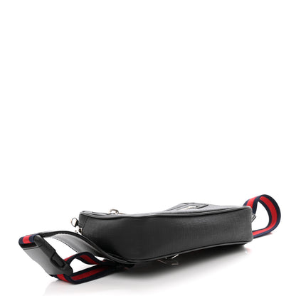 Gucci Soft GG Supreme Monogram Web Belt Bag Black Grey 4 of 8