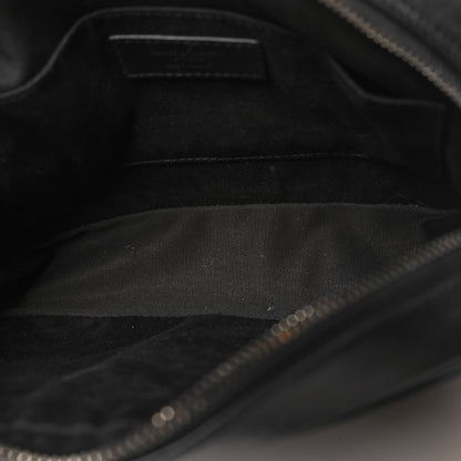 Saint Laurent Calfskin Matelasse Monogram Lou Camera Bag Black 5 of 10