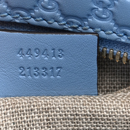Gucci Microguccissima Mini Bree Messenger Bag  Mineral Blue 7 of 10