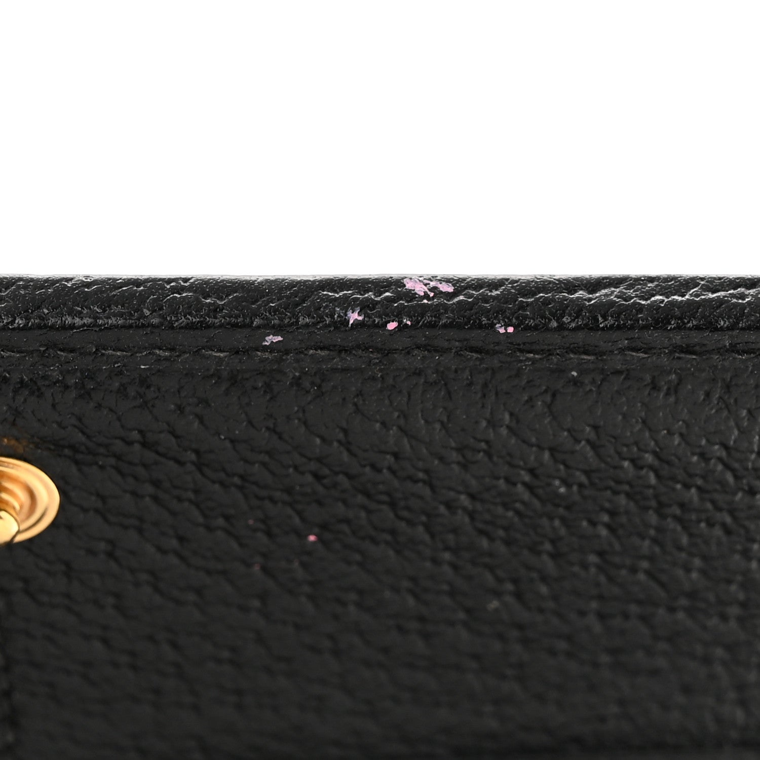 Gucci X ADIDAS Textured Dollar Calfskin Trefoil Embossed Wallet On Chain Off White Black 17 of 17