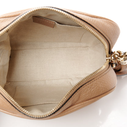 Gucci Pebbled Calfskin Small Soho Disco Bag Camelia 5 of 12