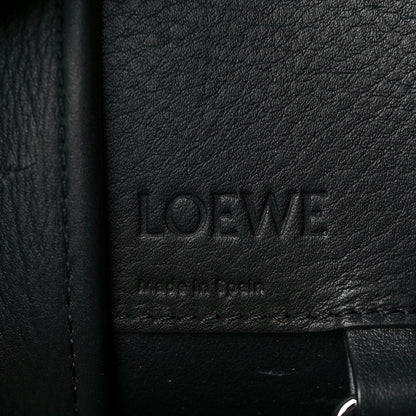 Loewe Calfskin Suede Medium Hammock Shoulder Bag Black 6 of 9