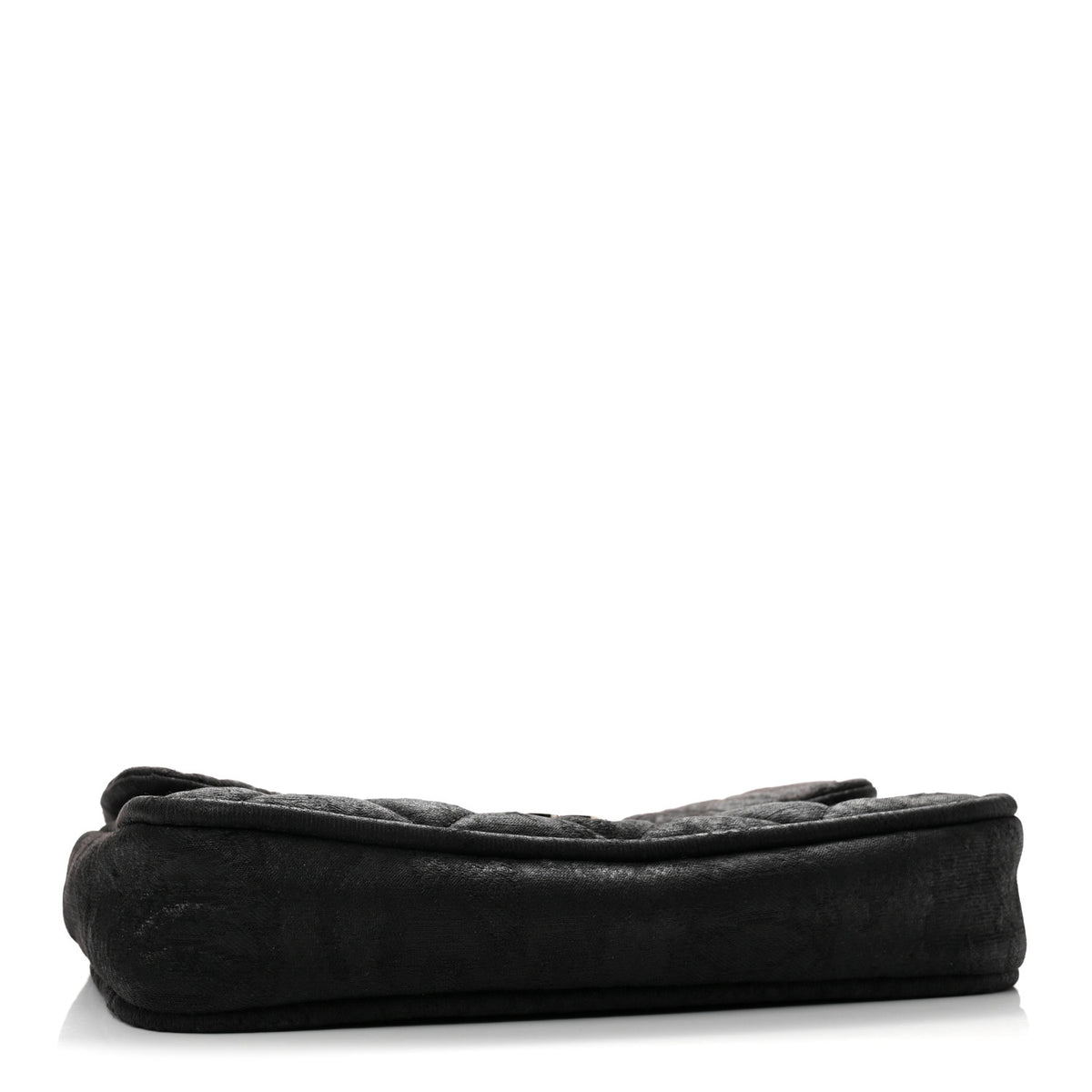 Coated Canvas Quilted Le Marais Flap Black