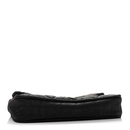 Chanel Coated Canvas Quilted Le Marais Flap Black 4 of 14