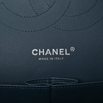 Chanel Lambskin Quilted Jumbo Double Flap Dark Blue 6 of 10