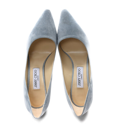 Jimmy Choo Suede Romy Pumps 39.5 Blue 2 of 9
