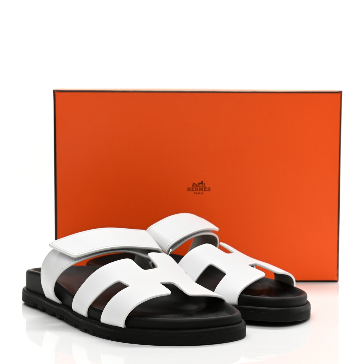Calfskin Womens Chypre Sandals 39 White