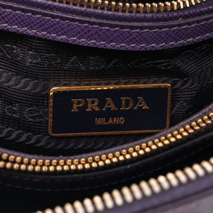 Prada Saffiano Lux Small Promenade Tote Viola 6 of 13