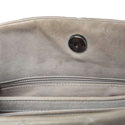 Chanel Iridescent Calfskin Large Just Mademoiselle Grey 9 of 17
