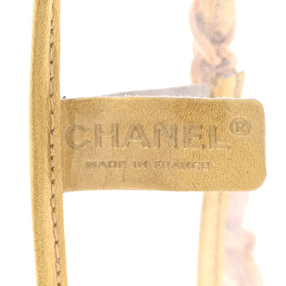 Chanel Vinyl Naked Tote Gold 6 of 10