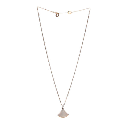 Bulgari 18K Rose Gold Diamond Mother of Pearl Divas' Dream Pendant Necklace 3 of 5
