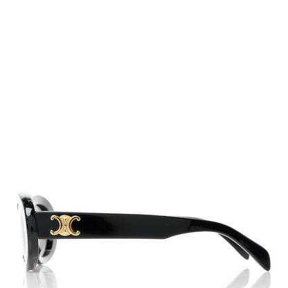 Celine Acetate Triomphe 01 Sunglasses CL 40194U Black 3 of 8