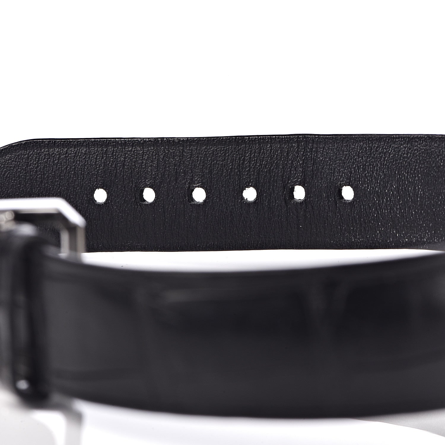 Chanel Stainless Steel Alligator 26mm Boy-Friend Quartz Watch Black 8 of 9