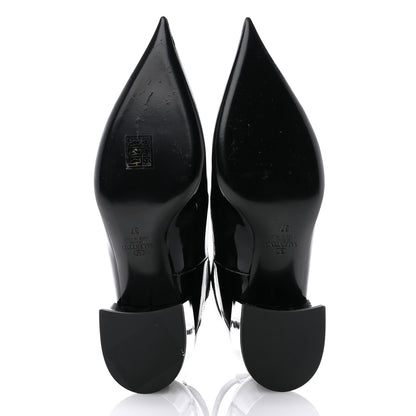 Valentino Garavani Patent Vlogo Lockette Ankle Strap 50mm Pumps 37 Black 5 of 10