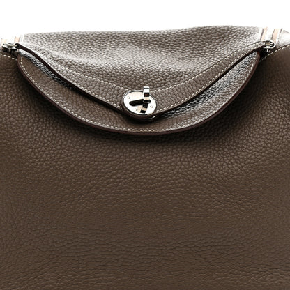 Hermes Taurillon Clemence Lindy 30 Etoupe 8 of 11