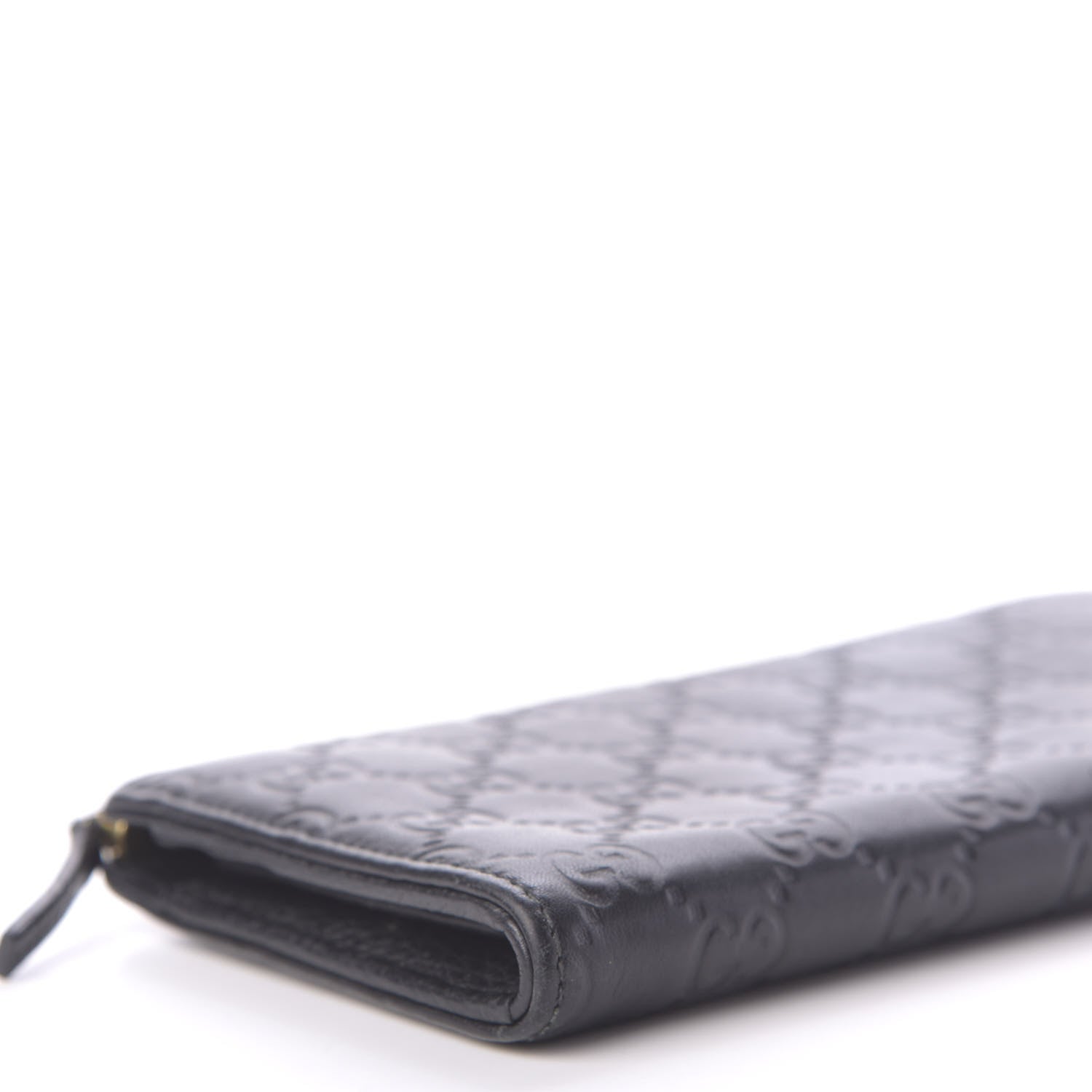 Gucci Guccissima Donna Long Wallet Black 6 of 10